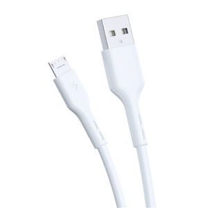 MS CABLE 3A fast charging USB-A 2.0-> microUSB, 1m, bijeli
