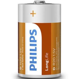 PHILIPS baterija R20L2B/10